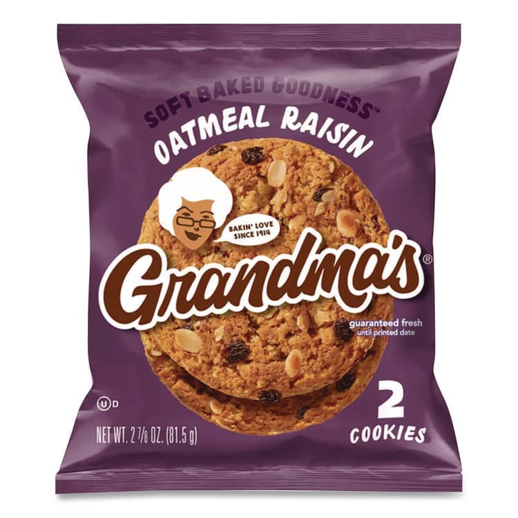 FRITO-LAY, . Cookies - Single Serve, Oatmeal Raisin, 2.5 oz Packet, 60/Carton (GRMFRI45093)