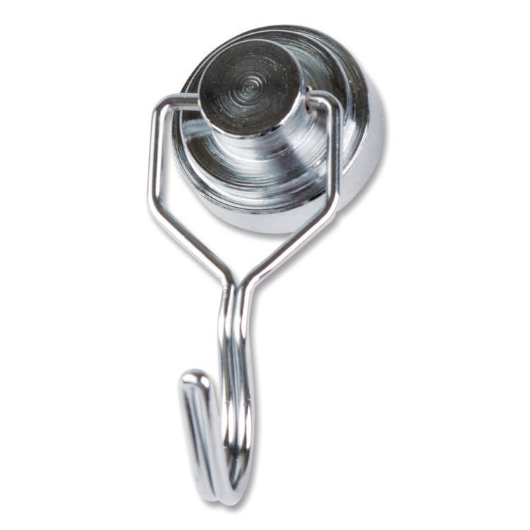 TEACHER CREATED RESOURCES Magnetic Classroom Hooks, 5.25" Long Hook, 3.75" Diameter Base, Silver, 2/Pack (TCR20787) thumbnail 4