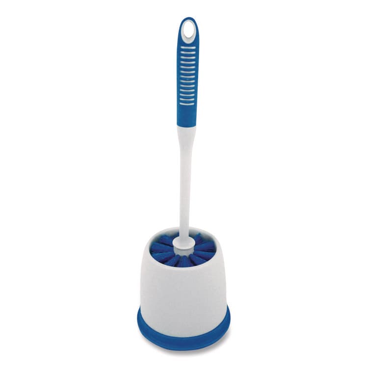 IMPACT PRODUCTS, LLC Toilet Bowl Brush and Caddy, Blue/Gray (IMPT000200)