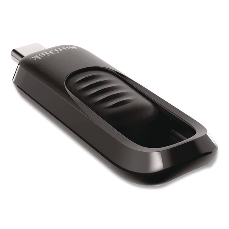 SANDISK CORPORATION Ultra Slider USB 3.2 Type C Flash Drive, 256 GB, Black (SDISDCZ480256GA) thumbnail 3