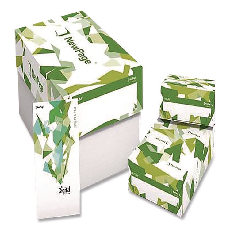 VERSO Premium Futura New Page Digital Cover Paper, 96 Bright, 80 lb Bond Weight, 8.5 x 11, White, 1,500/Carton (SGP389584V)