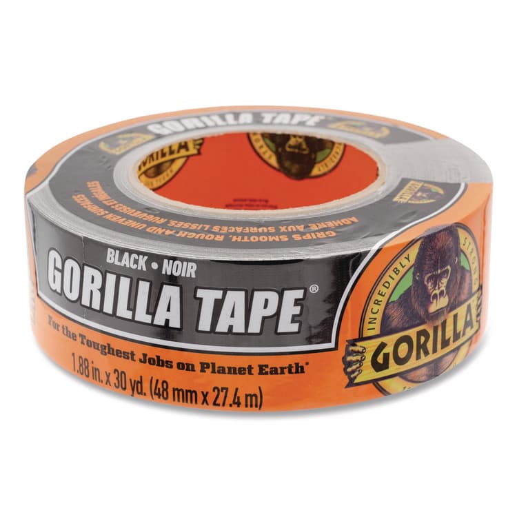 GORILLA GLUE COMPANY Gorilla Tape, 3" Core, 1.88" x 30 yds, Black (GOR105629) thumbnail 2