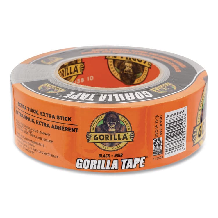 GORILLA GLUE COMPANY Gorilla Tape, 3" Core, 1.88" x 30 yds, Black (GOR105629) thumbnail 3