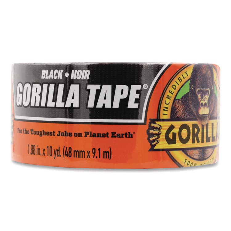 GORILLA GLUE COMPANY Gorilla Tape, 3" Core, 1.88" x 10 yds, Black (GOR105462) thumbnail 2