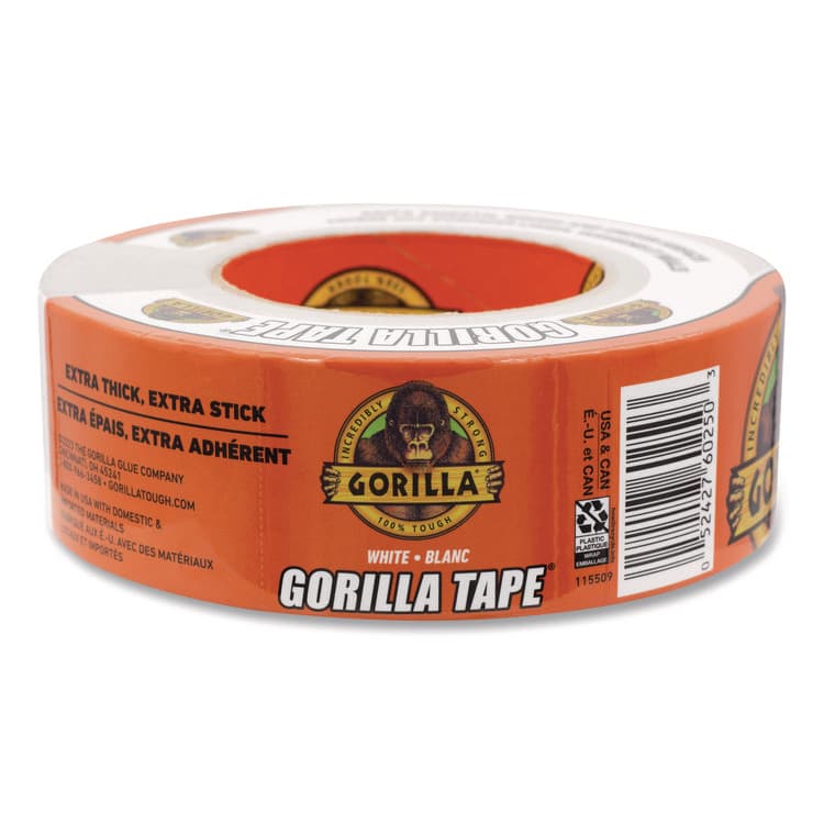 GORILLA GLUE COMPANY Gorilla Tape, 3" Core, 1.88" x 30 yds, White (GOR6025001) thumbnail 3