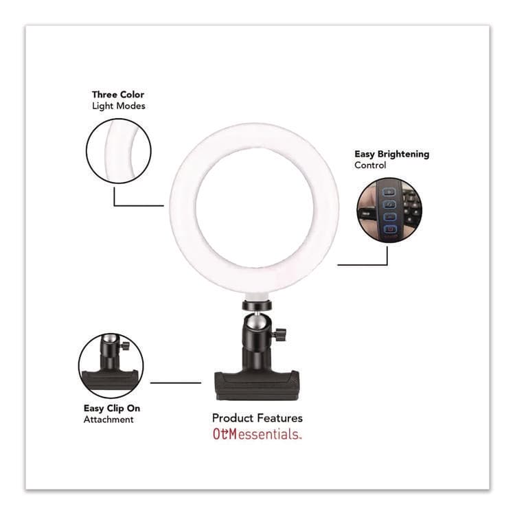 CENTON ELECTRONICS . Universal Ring Light, 6" dia, Black (CELCOBA1B1) thumbnail 3