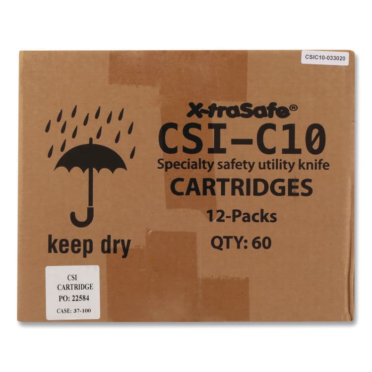 SPELLBOUND DEVELOPMENT X-traSafe Blade Cartridges, Yellow, 12/Pack (CEWCSIC10) thumbnail 4