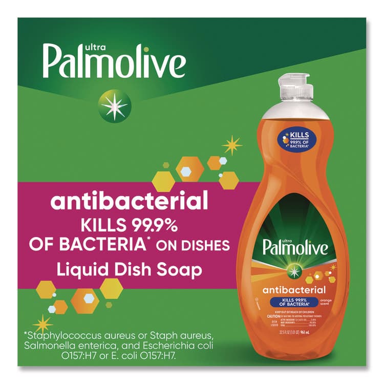 COLGATE PALMOLIVE, IPD. Ultra Antibacterial Dishwashing Liquid, Orange Scent. 32.5 oz Bottle (CPC45072EA) thumbnail 4