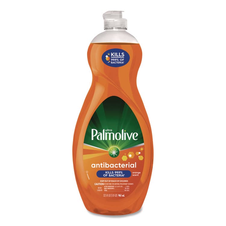 COLGATE PALMOLIVE, IPD. Ultra Antibacterial Dishwashing Liquid, Orange Scent. 32.5 oz Bottle (CPC45072EA)