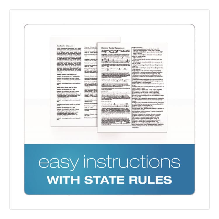 CARDINAL BRANDS . Month-to-Month Residential Rental Agreement Digital Download with Instructions, 8.5 x 11, Unlimited Number of Forms (ABFLF255) thumbnail 4