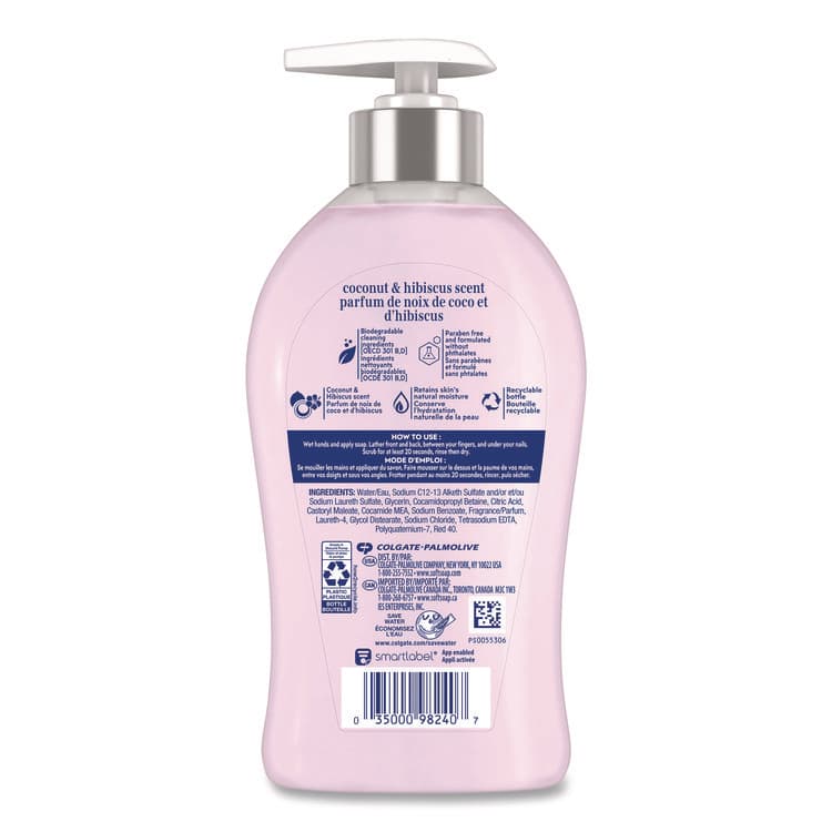 COLGATE PALMOLIVE, IPD. Liquid Hand Soap Pump, Coconut and Hibiscus Scent, 11.25 oz (CPCUS07157A) thumbnail 2