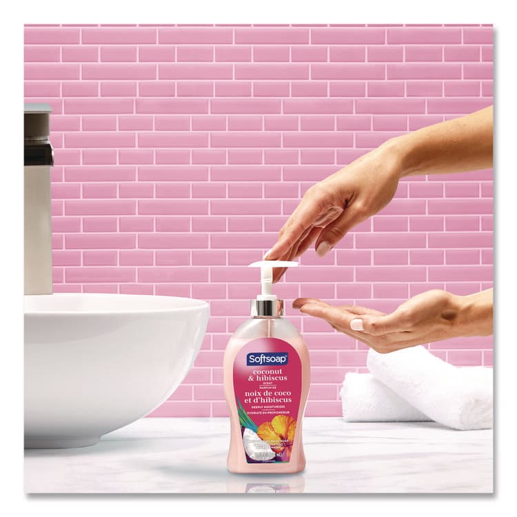 COLGATE PALMOLIVE, IPD. Liquid Hand Soap Pump, Coconut and Hibiscus Scent, 11.25 oz (CPCUS07157A) thumbnail 4