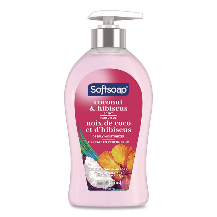 COLGATE PALMOLIVE, IPD. Liquid Hand Soap Pump, Coconut and Hibiscus Scent, 11.25 oz (CPCUS07157A)