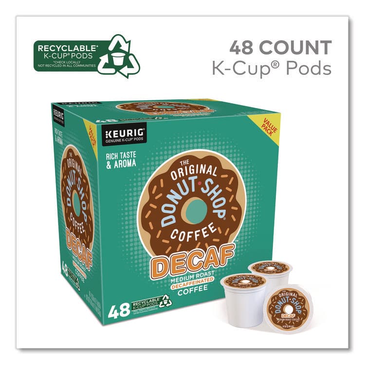 KEURIG DR PEPPER Decaf Coffee K-Cup Pods, 48/Box (DSP1635474) thumbnail 2