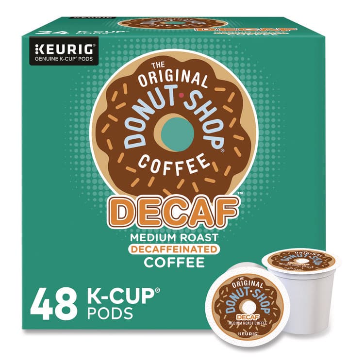KEURIG DR PEPPER Decaf Coffee K-Cup Pods, 48/Box (DSP1635474)