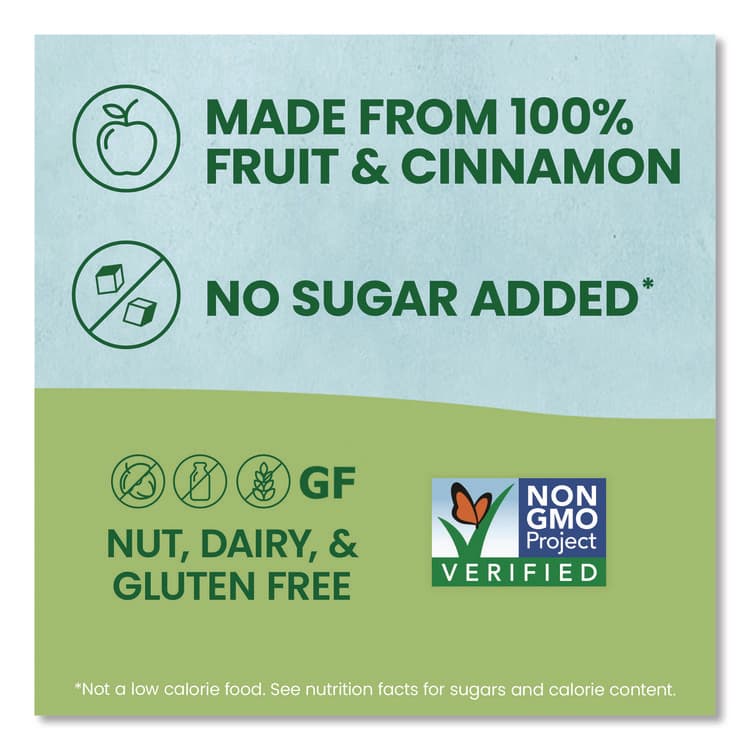 MATERNE NORTH AMERICA Fruit on the Go, (10) Apple/(10) Apple Cinnamon, 3.2 oz Pouch, 20/Box (GGQ24331019) thumbnail 3