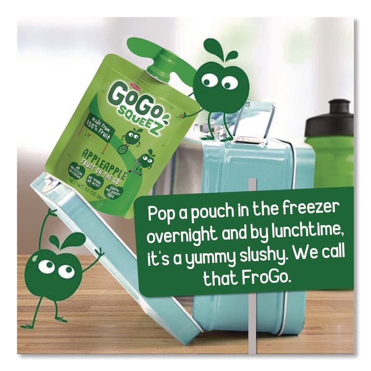 MATERNE NORTH AMERICA Fruit on the Go, (10) Apple/(10) Apple Cinnamon, 3.2 oz Pouch, 20/Box (GGQ24331019) thumbnail 4