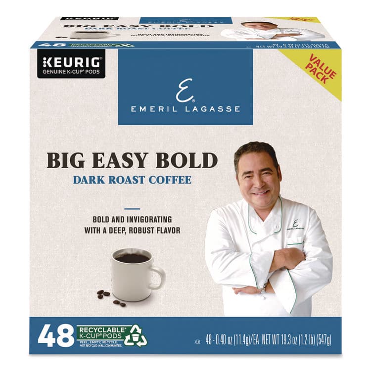 KEURIG DR PEPPER Big Easy Bold Coffee K-Cups, 0.4 oz, 48/Box (KEU24306974) thumbnail 4