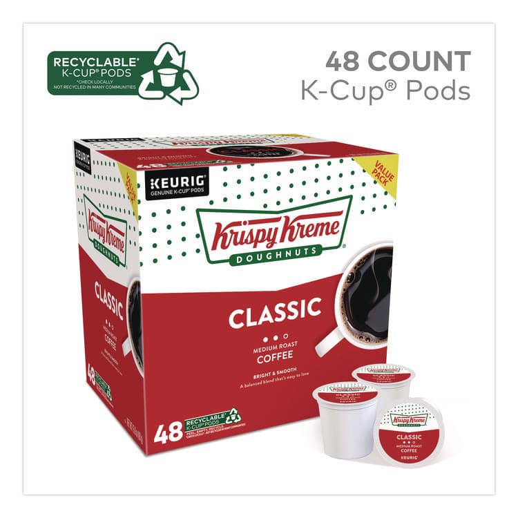 KEURIG DR PEPPER Classic Coffee K-Cups, Medium Roast, 0.33 oz, 48/Box (KEU24306975) thumbnail 2