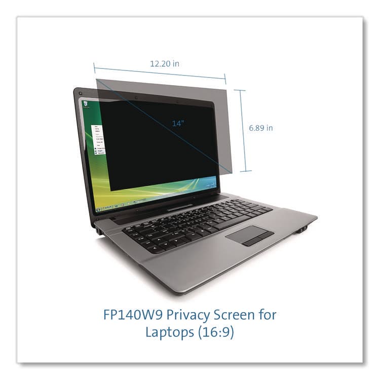 ACCO BRANDS, . Laptop Privacy Screen for 14" Monitors, 16:9 Aspect Ratio (KMWK52793WW) thumbnail 2