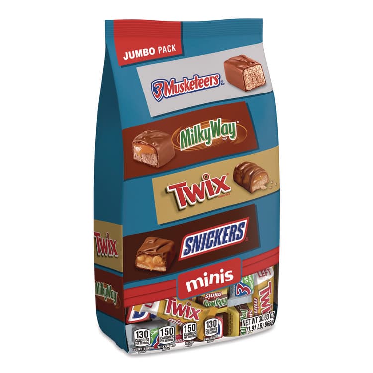 MARS, . Minis Variety Jumbo Pack, Assorted, 30.63 oz Bag (MRSMMM59888) thumbnail 2
