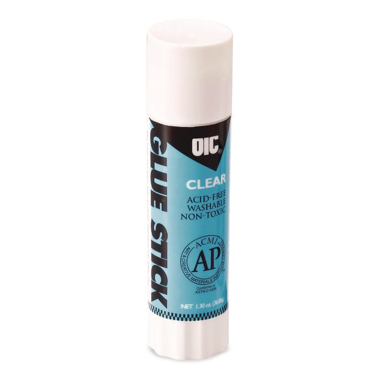 OFFICEMATE INTERNATIONAL CORP. Glue Stick, 1.3 oz, Dries Clear (OIC368219)