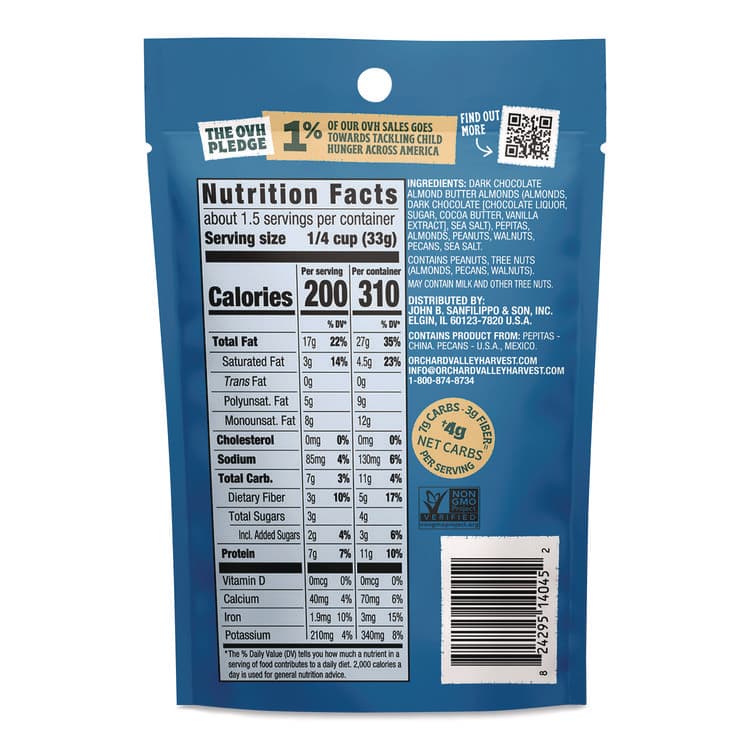JOHN B. SANFILIPPO & SON, . Go-Go Keto Mix, 1.85 oz Bag, 14/Carton (OVHJOH14045) thumbnail 3