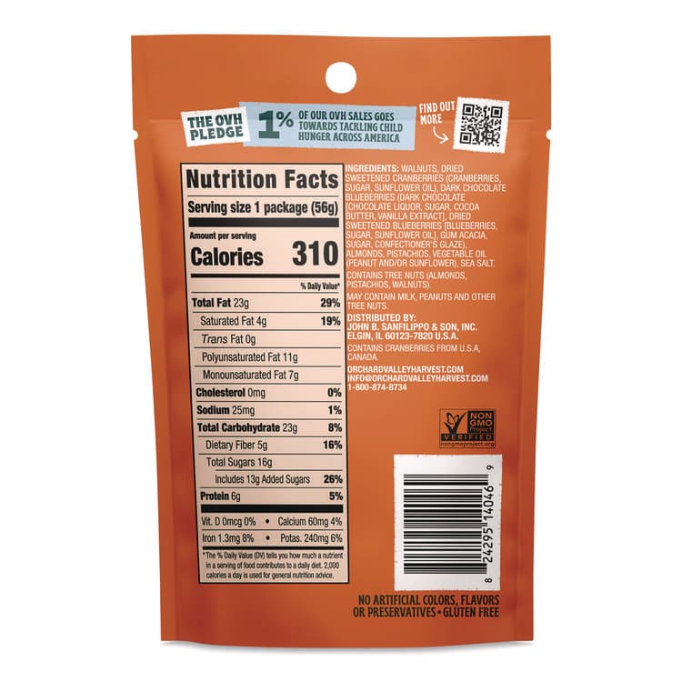 JOHN B. SANFILIPPO & SON, . Omega-3 Mix, 2 oz Bag, 14/Carton (OVHJOH14046) thumbnail 3