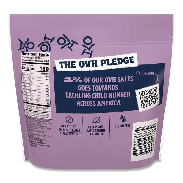 JOHN B. SANFILIPPO & SON, . Chocolate Raisin Nut Mix, (8) 1 oz Bags (OVHJOH36636) thumbnail 2