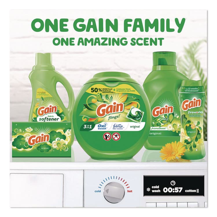 PROCTER & GAMBLE Flings Detergent Pods, Original, 112 Pods, 80 oz Tub (PGC02446) thumbnail 2