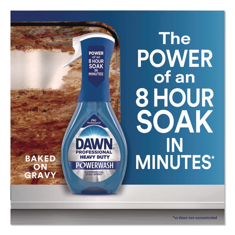 PROCTER & GAMBLE Heavy Duty Powerwash Commercial Dish Spray, Fresh Scent, 16 oz Spray Bottle (PGC12300) thumbnail 4