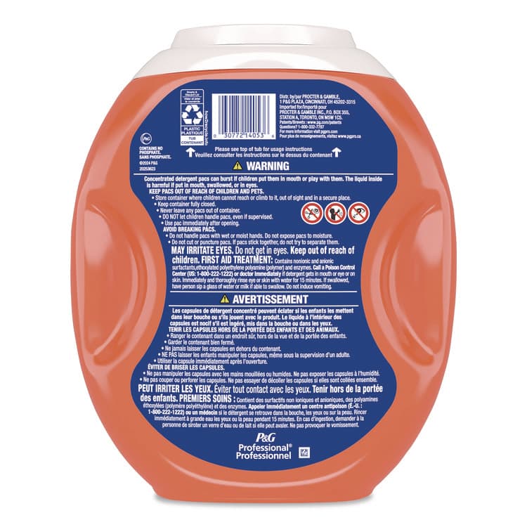 PROCTER & GAMBLE Commercial Power PODS Laundry Detergent, 63 Liquid Pods, 101 oz Tub (PGC14053) thumbnail 2