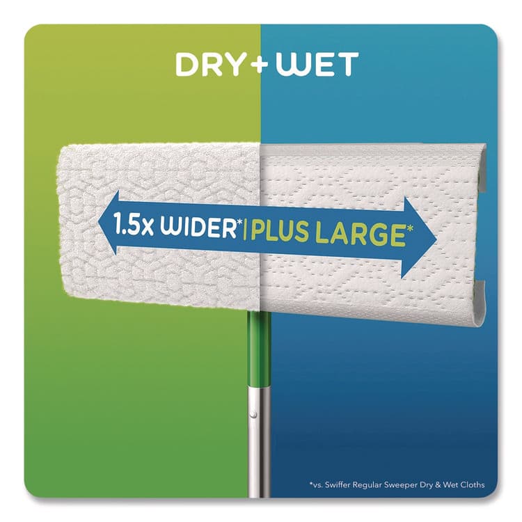 PROCTER & GAMBLE Sweeper XL Dry Refill Cloths, 16.9 x 9.8, White, 16/Box (PGC33903) thumbnail 4