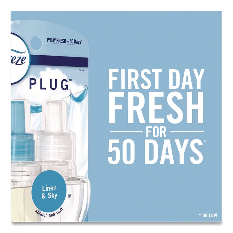 PROCTER & GAMBLE PLUG Air Freshener Refills, Gain Original, 0.87 oz, 3/Pack (PGC54341EA) thumbnail 4