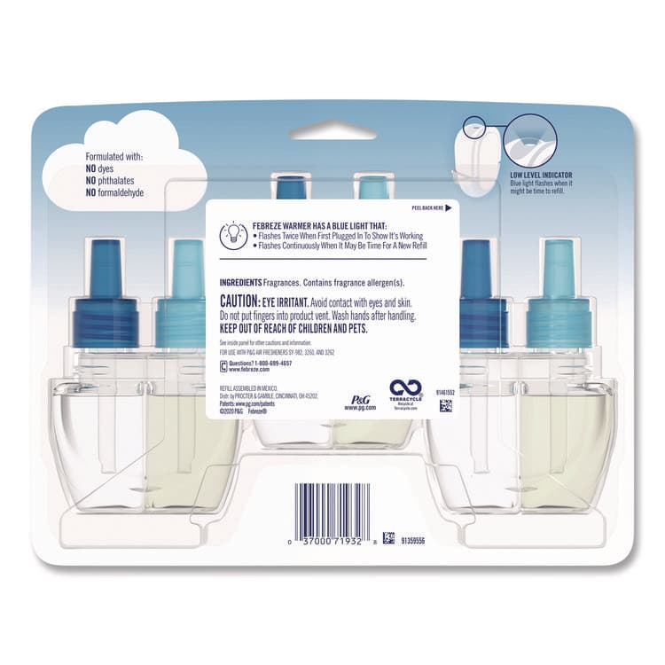 PROCTER & GAMBLE PLUG Air Freshener Refills, Ocean, 0.87 oz, 3/Pack (PGC71932) thumbnail 3