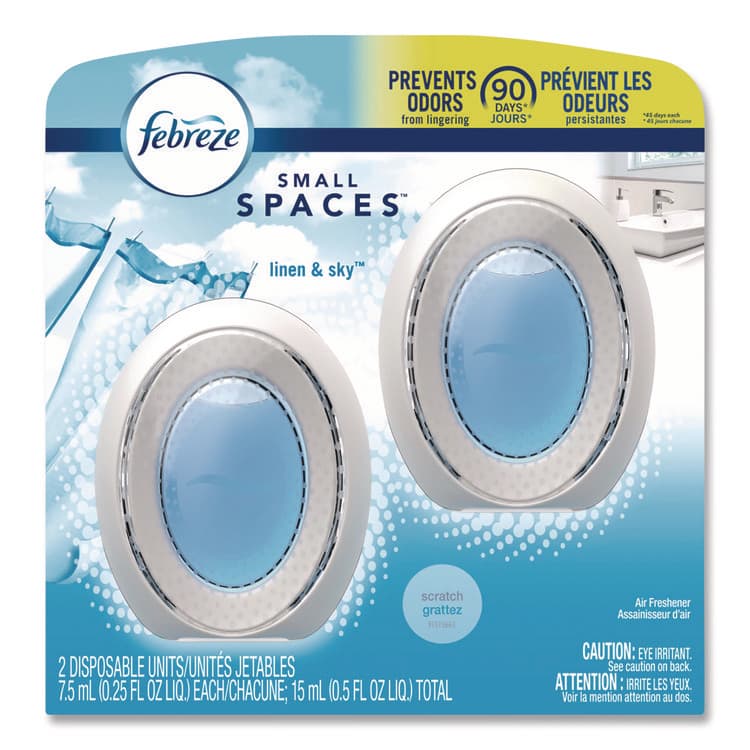 PROCTER & GAMBLE smallSPACES, Linen and Sky, 0.25 oz, 2/Pack (PGC93326EA)