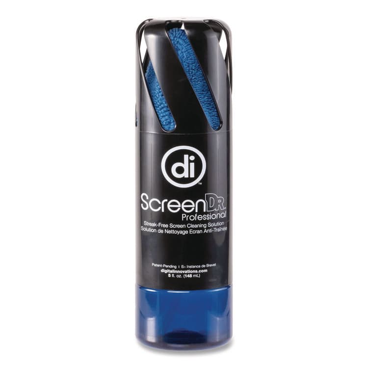 DIGITAL INNOVATIONS Screen Dr Professional Screen Cleaning Kit, 5 oz Spray Bottle with Microfiber Cloth (ASP4111200)