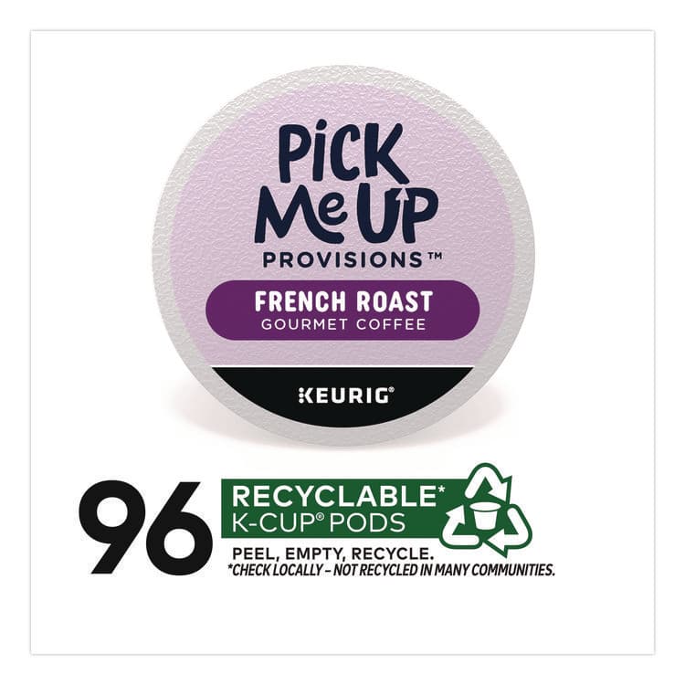 PICK ME UP PROVISIONS French Roast Coffee K-Cups, 24/Box, 4 Boxes/Carton (PIE52966CT) thumbnail 2
