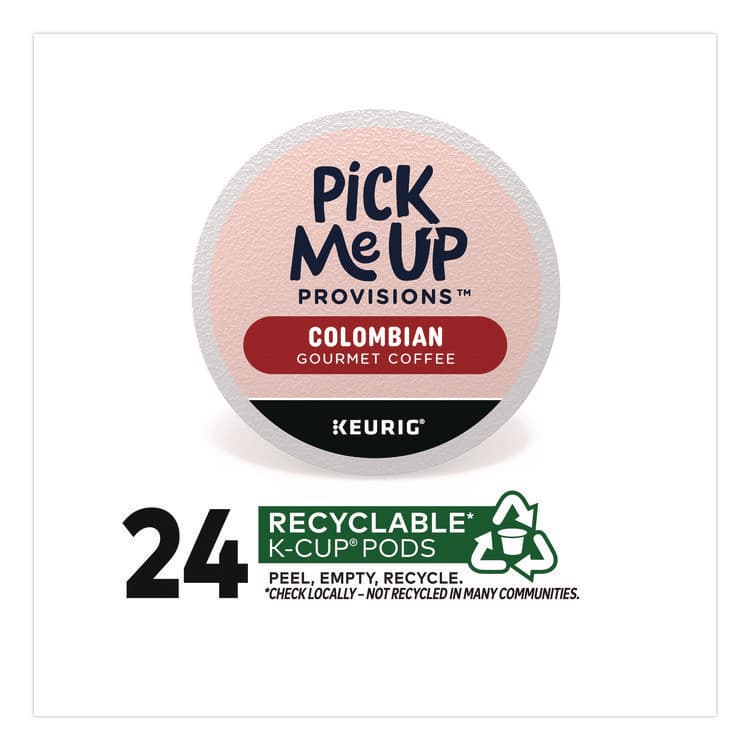 PICK ME UP PROVISIONS Colombian Coffee K-Cups, 24/Box (PIE5000381025) thumbnail 2