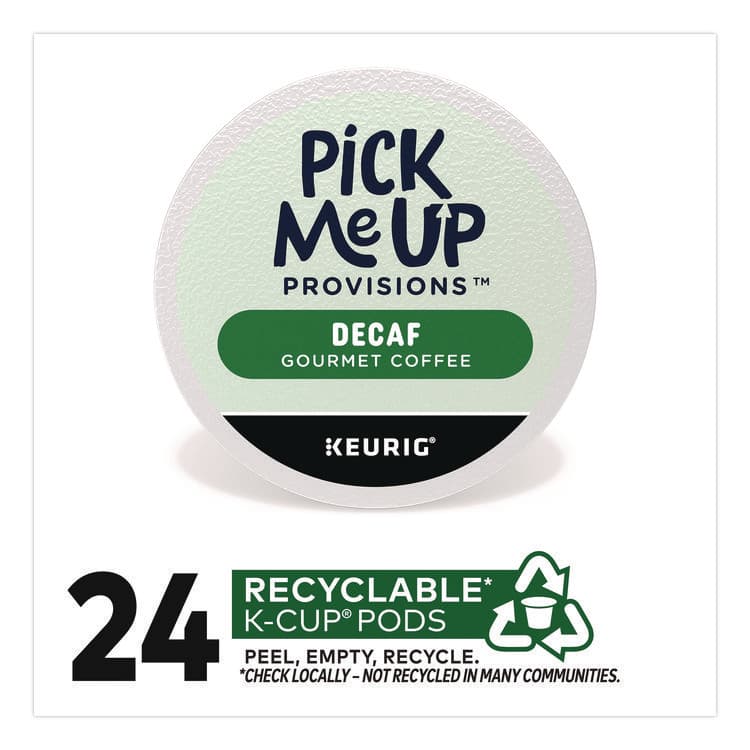 PICK ME UP PROVISIONS Decaf Coffee K-Cups, 24/Box (PIE5000382575) thumbnail 2