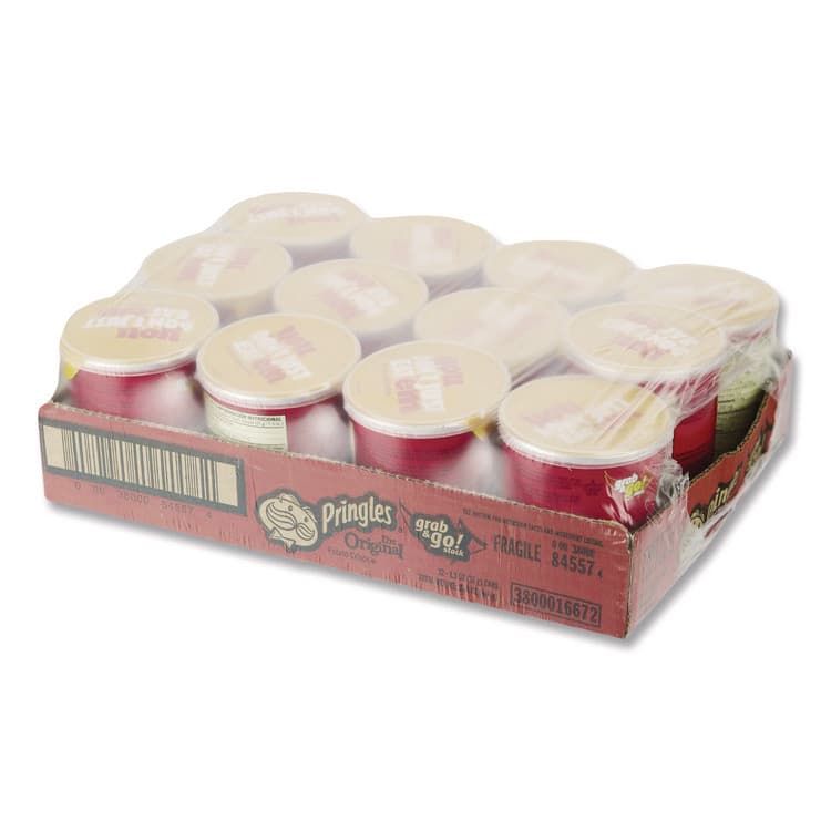 KELLOGG'S Potato Chips, Original, 1.3 oz Can, 12/Box (PRGKEE84557) thumbnail 3