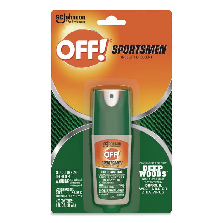 SC JOHNSON Deep Woods OFF for Sportsmen, 1 oz Pump Bottle (SJN317188EA)