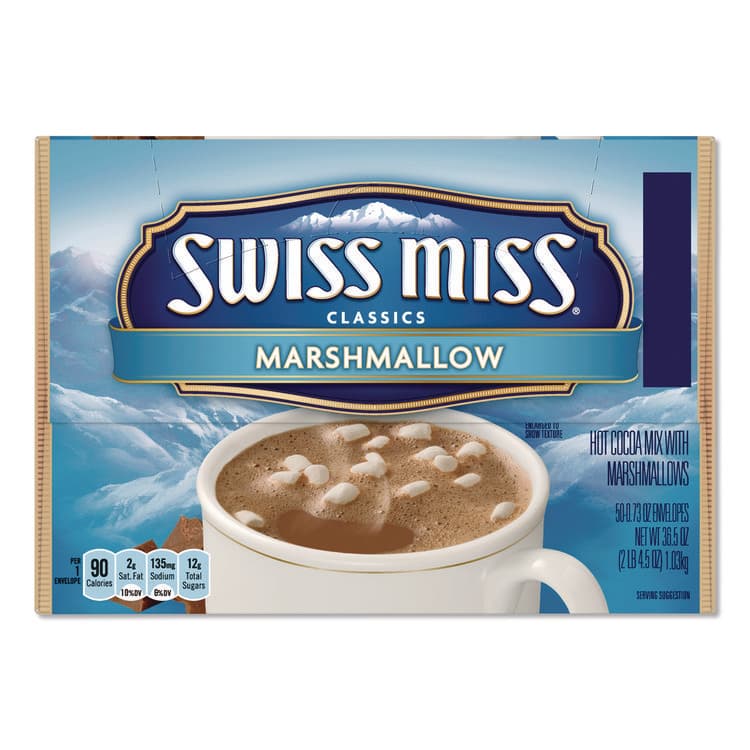 CONAGRA FOODS Marshmallow Hot Cocoa Mix, 0.73 oz Packet, 50/Box (SWM635937) thumbnail 2