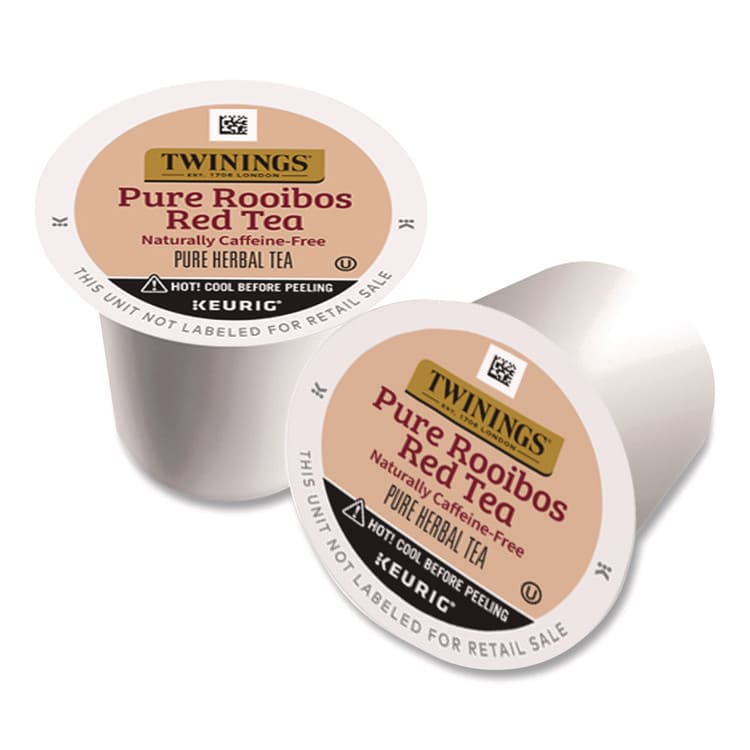 KEURIG DR PEPPER Tea K-Cups, Pure Rooibos Red Tea, 0.12 oz, 24/Box (TWGTNA85791) thumbnail 3