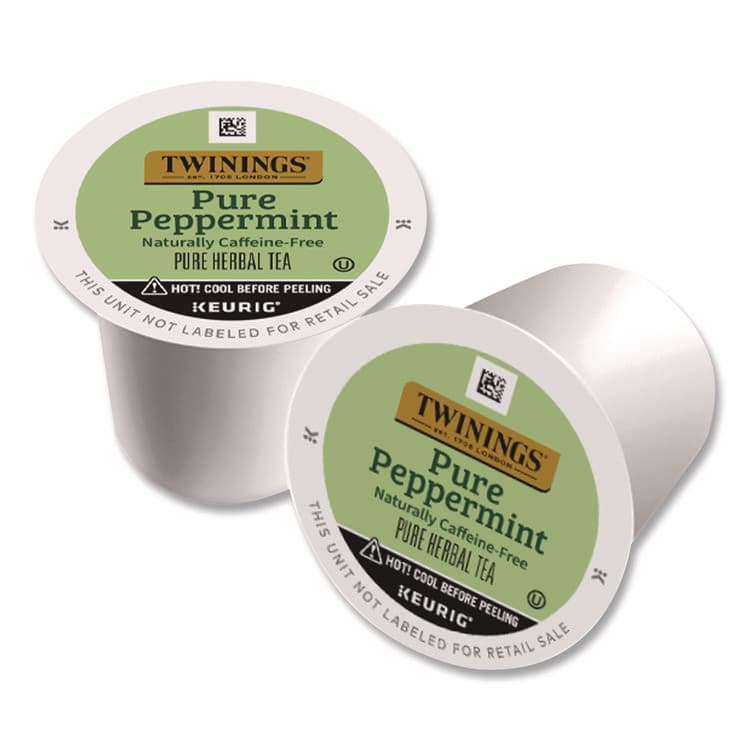 KEURIG DR PEPPER Tea K-Cups, Pure Peppermint, 0.11 oz, 24/Box (TWGTNA85813) thumbnail 3