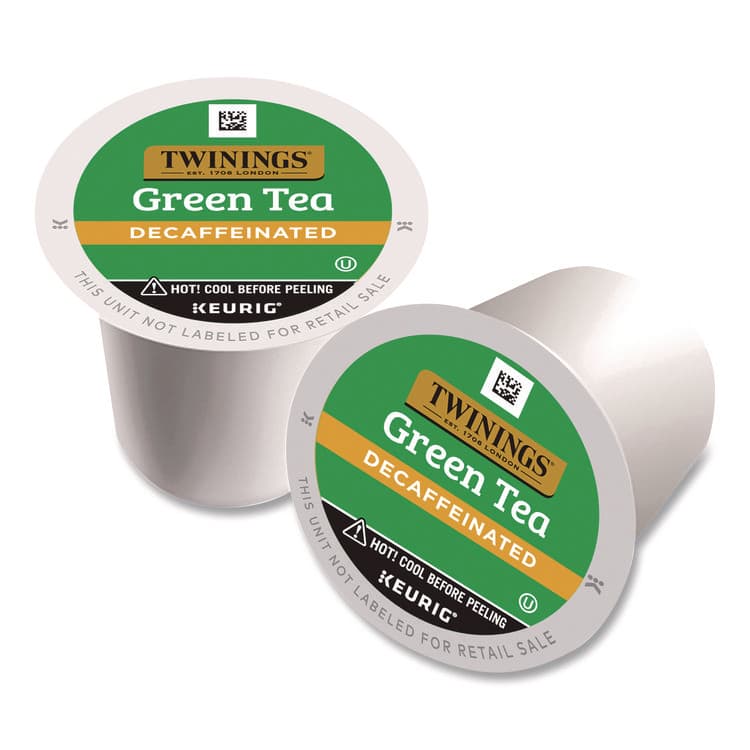 KEURIG DR PEPPER Tea K-Cups, Decaf Green Tea, 0.11 oz, 24/Box (TWGTNA90557) thumbnail 3