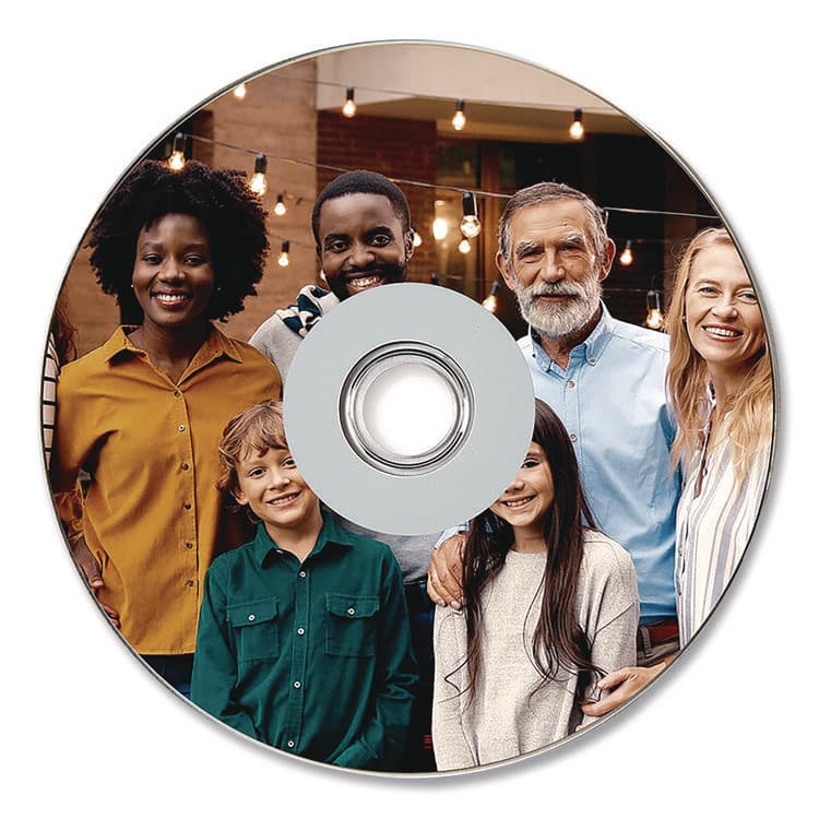 VERBATIM CORPORATION Inkjet Media Labels, Matte White, 50 Sheets/Pack (VER71126) thumbnail 3