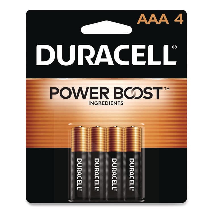 DURACELL PRODUCTS COMPANY Power Boost CopperTop Alkaline AAA Batteries, 4/Pack (DURMN2400B4Z)