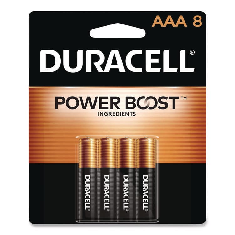 DURACELL PRODUCTS COMPANY Power Boost CopperTop Alkaline AAA Batteries, 8/Pack (DURMN2400B8Z)