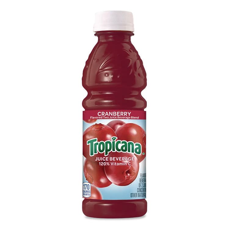 PEPSICO Juice Beverage, Cranberry, 10 oz Bottle, 24/Carton (TPA913717) thumbnail 2